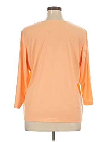 Susan Graver 3/4 Sleeve Blouse (view 2)