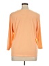 Susan Graver Orange 3/4 Sleeve Blouse Size XL - photo 2