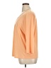 Susan Graver Orange 3/4 Sleeve Blouse Size XL - photo 5