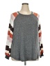 Maurices Color Block Gray Pullover Sweater Size 2X - photo 1