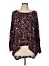 rue21 100% Polyester Black 3/4 Sleeve Blouse Size L - photo 1