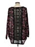 rue21 100% Polyester Black 3/4 Sleeve Blouse Size L - photo 2