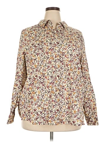 Foxcroft Long Sleeve Button-Down Shirt (view 1)