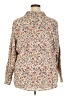 Foxcroft 100% Cotton Floral Ivory Long Sleeve Button-Down Shirt Size 22 - photo 2