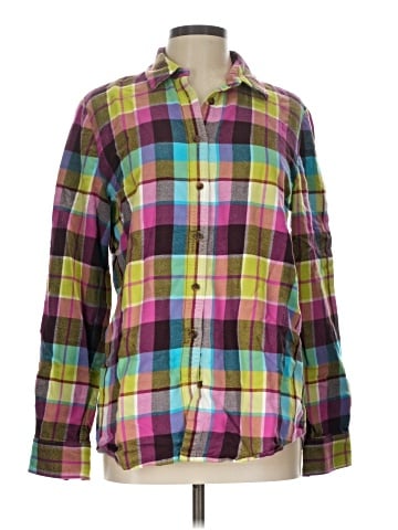 Lands' End Long Sleeve Button-Down Shirt (view 1)