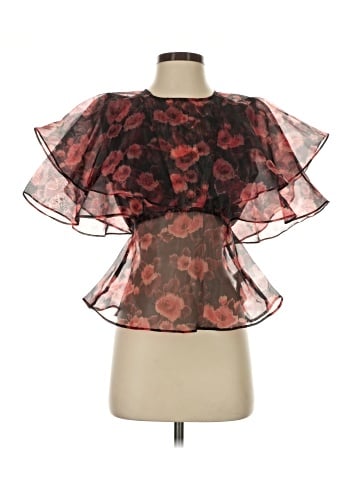 Topshop Short Sleeve Blouse (view 1)