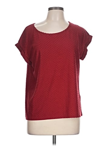 Rose + Olive Short Sleeve Top (view 1)