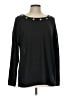 Compliments Black Long Sleeve Top Size L - photo 1