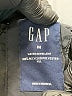 Gap 100% Recycled Polyester Black Raincoat Size M - photo 6