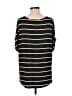 Colette Stripes Black Short Sleeve T-Shirt Size M - photo 2
