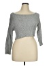 Pink Rose Gray Pullover Sweater Size XL - photo 1