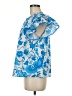 Flying Tomato 100% Polyester Blue Short Sleeve Blouse Size M - photo 5