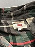 Levi's 100% Viscose Plaid Black Long Sleeve Button-Down Shirt Size M - photo 7