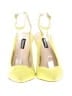 Nine West 100% Leather Yellow Heels Size 9 1/2 - photo 2