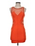 Topshop Color Block Orange Cocktail Dress Size 2 - photo 1