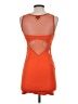 Topshop Color Block Orange Cocktail Dress Size 2 - photo 2