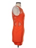 Topshop Color Block Orange Cocktail Dress Size 2 - photo 4
