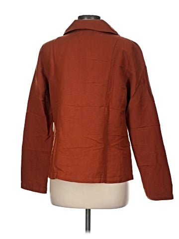Flax 3/4 Sleeve Button-Down Shirt (view 2)