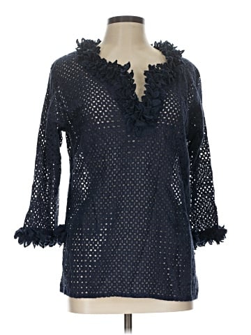 Gretchen Scott Designs 3/4 Sleeve Blouse (view 1)