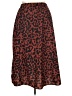Unbranded Animal Print Brown Casual Skirt Size 3XL - photo 2