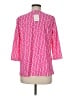 Periwinkle Pink 3/4 Sleeve Blouse Size M - photo 2