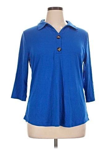 Lyaner Long Sleeve Polo (view 1)