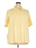 Appleseeds 100% Cotton Yellow Short Sleeve Button-Down Shirt Size 3X - photo 1