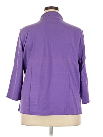 Appleseeds 3/4 Sleeve Button-Down Shirt (view 2)