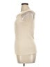 BCBGMAXAZRIA Ivory Sleeveless Top Size XL - photo 5