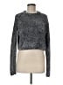 ALLSAINTS Metallic Silver Pullover Sweater Size M - photo 1