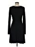 Three Dots Solid Black Cocktail Dress Size M - photo 2