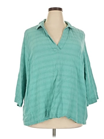 Tahari 3/4 Sleeve Blouse (view 1)