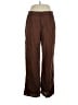 MNG 100% Linen Brown Linen Pants Size 12 - photo 1