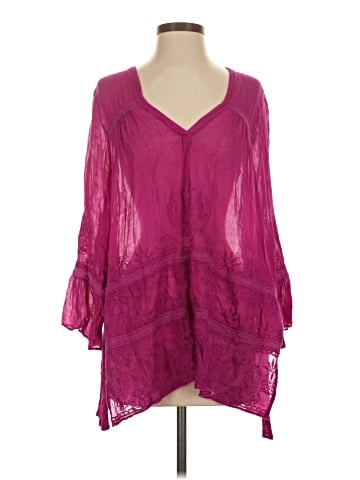 Calypso St. Barth 3/4 Sleeve Blouse (view 1)