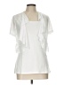 Perceptions White Cardigan Size L - photo 1