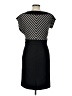 Spense Chevron-herringbone Black Cocktail Dress Size 10 - photo 2