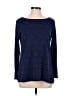 Chico's 100% Pima Cotton Blue Long Sleeve Top Size M - photo 1