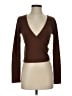 Aerie Brown Long Sleeve Top Size S - photo 1