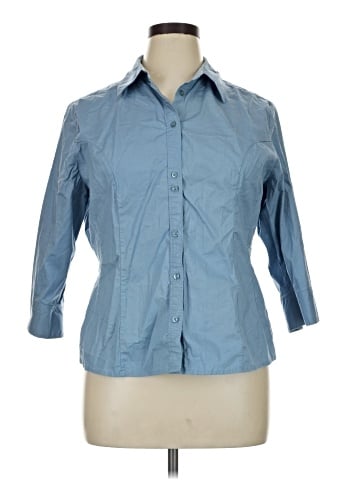 Riders 3/4 Sleeve Button-Down Shirt (view 1)