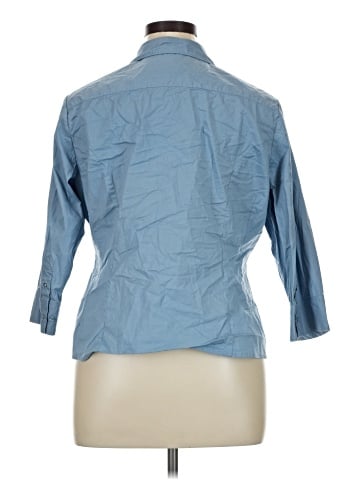 Riders 3/4 Sleeve Button-Down Shirt (view 2)