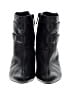 Nine West 100% Leather Black Ankle Boots Size 7 1/2 - photo 2