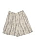 MNG Suit 100% Polyester Paisley Ivory Shorts Size 2 - photo 1