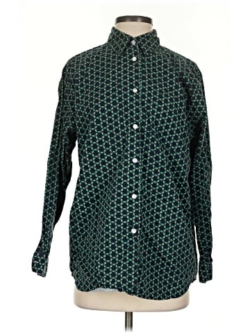 Karen Scott Long Sleeve Button-Down Shirt (view 1)