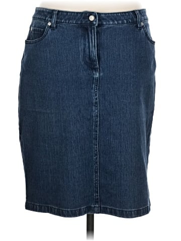 J. McLaughlin Denim Skirt (view 1)