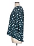 Papermoon 100% Polyester Polka Dots Teal 3/4 Sleeve Blouse Size L - photo 5