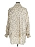 Entro 100% Polyester Paisley Ivory Long Sleeve Blouse Size 1X - photo 2