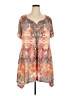 One World Paisley Orange Casual Dress Size 2X - photo 1