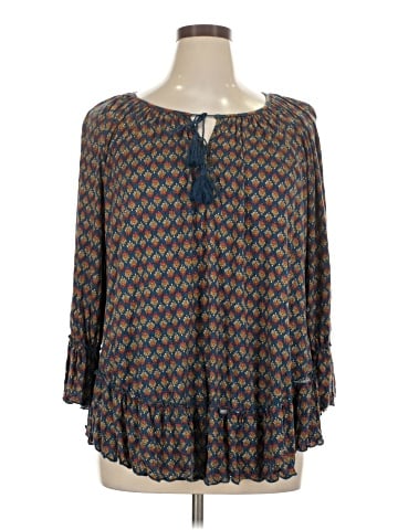 Faded Glory 3/4 Sleeve Blouse (view 1)