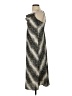 Bebe 100% Polyester Chevron-herringbone Silver Cocktail Dress Size S - photo 5