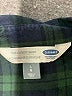 Old Navy 100% Cotton Plaid Green Long Sleeve Button-Down Shirt Size L - photo 7